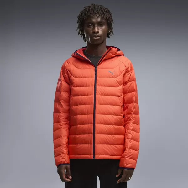  Pánsky kabát PUMA PACKLITE HOODED DOWN JACKET 68522121 RED FLASH 
