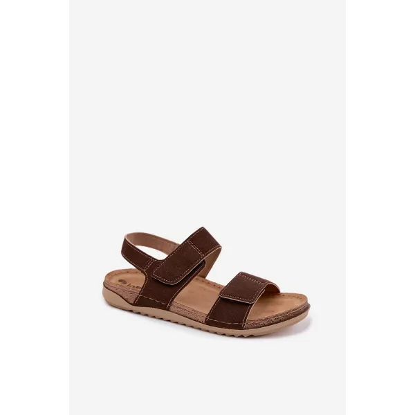  Dámske sandále INBLU AA000070 BROWN 