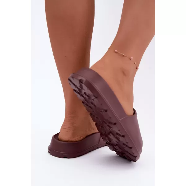  Dámske šľapky BIG STAR SHOES UU274075 VÍNOVÁ 