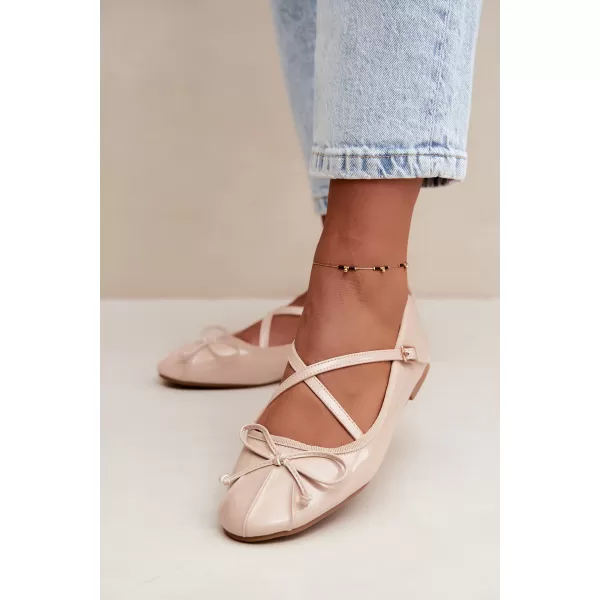  Dámske baleríny BOTO 6625-1 BEIGE 