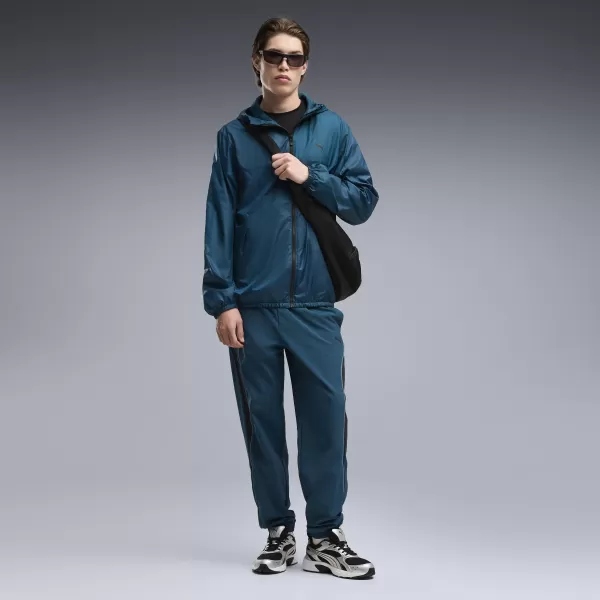  Pánska bunda PUMA ESS REGULAR WINDBREAKER 68462536 MIDNIGHT PETROL 