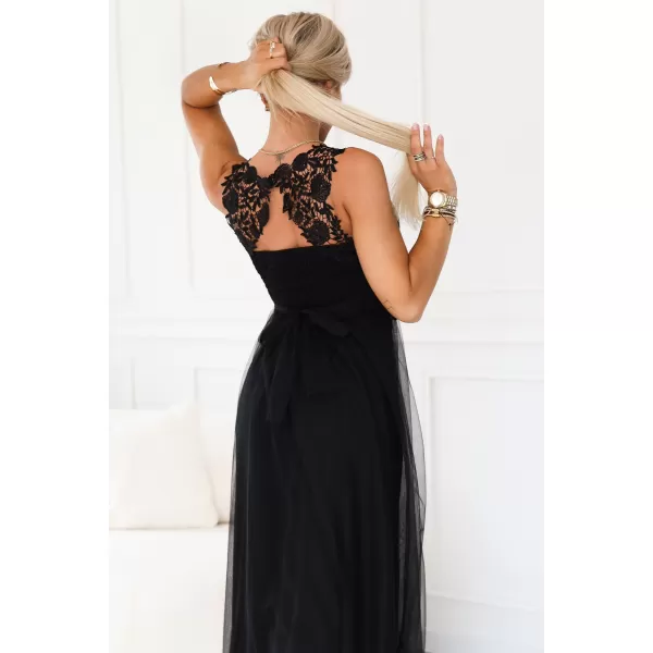  Dámske šaty NUMOCO 672-4 ČIERNA 