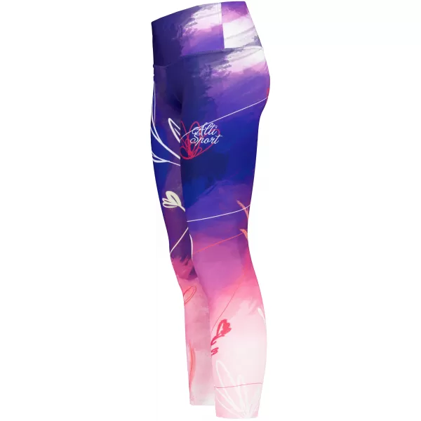  Dámske dlhé legíny premium (nové veľkosti) ALTISPORT VOJ/ALW083LEG05 FIALOVÁ 