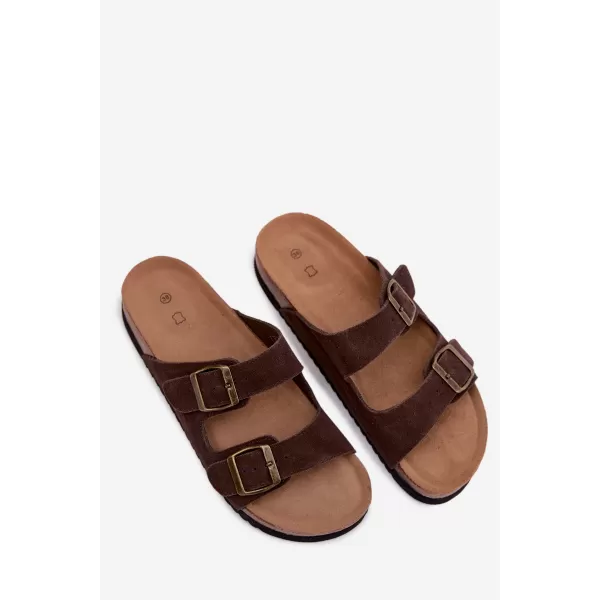  Dámske šľapky BOTO 2832 BROWN 