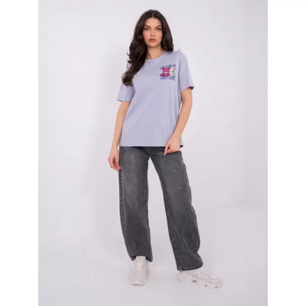  Dámske tričko SUBLEVEL D12022AH02645Y BRIGHT PURPLE 
