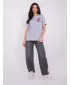 Dámske tričko SUBLEVEL D12022AH02645Y BRIGHT PURPLE