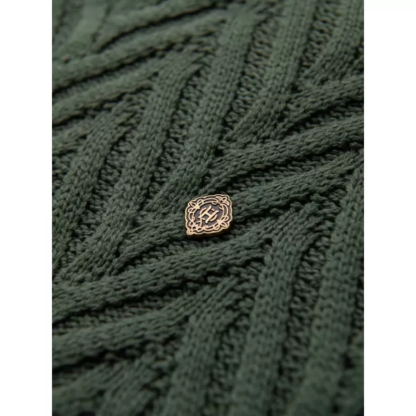  Pánsky sveter OMBRE OM-SWSW-0190 MUTED GREEN 