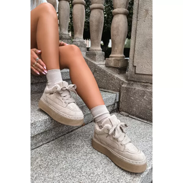  Dámske snehule BIG STAR SHOES UU274187 BEIGE 