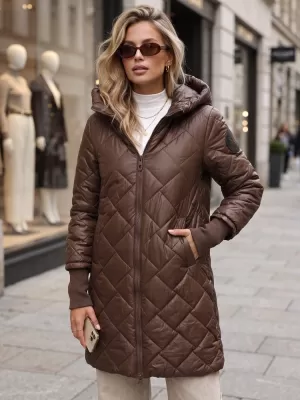 Dámska bunda DSTREET TY5862 HNEDÁ