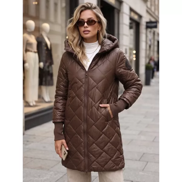  Dámska bunda DSTREET TY5862 HNEDÁ 