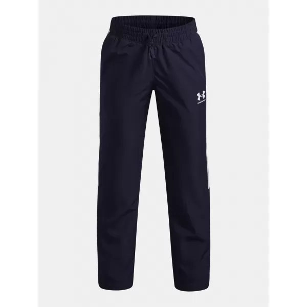  Chlapčenské nohavice UNDER ARMOUR UA B RIVAL WVN PANT 1390155-410 MODRÁ 