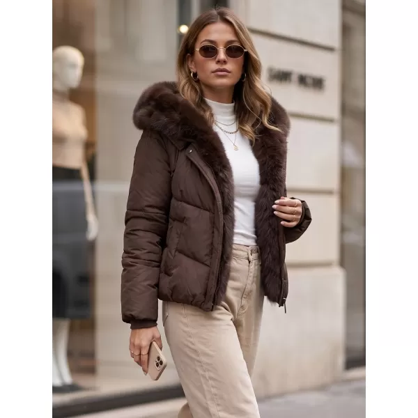  Dámska bunda DSTREET TY5983 HNEDÁ 