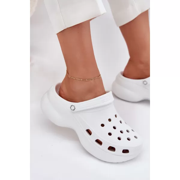  Dámske šľapky BIG STAR SHOES RR274A119 WHITE 