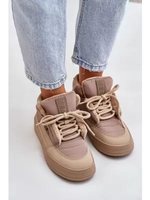 Dámske snehule BIG STAR SHOES OO274A532 BEIGE