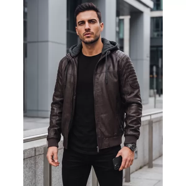  Pánska bunda DSTREET TX5140 HNEDÁ 