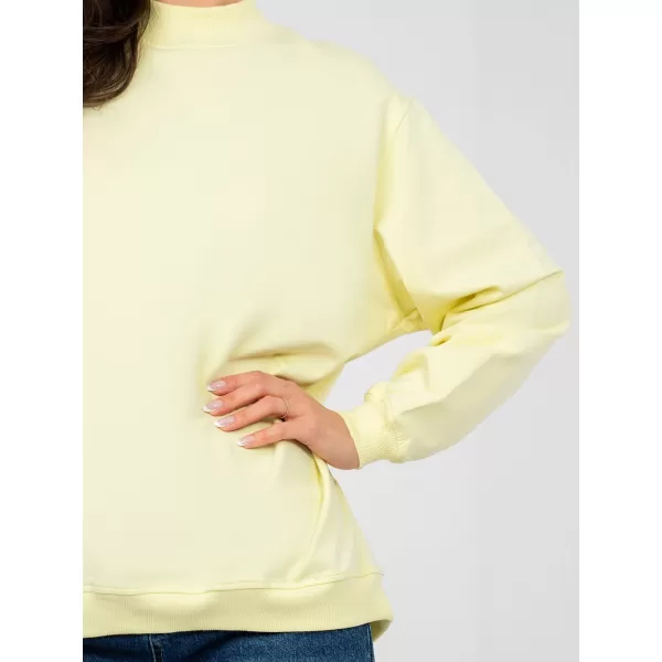 Dámska mikina BASIC FEEL GOOD RV-BL-5185.93P BRIGHT YELLOW 