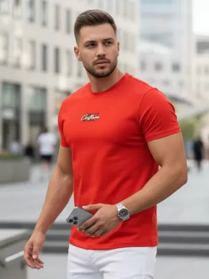 Pánske tričko DSTREET RX5423 ORANŽOVÁ