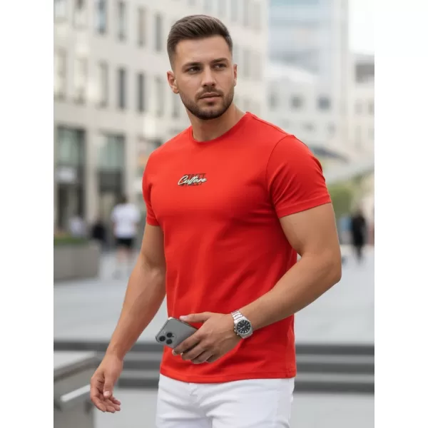  Pánske tričko DSTREET RX5423 ORANŽOVÁ 