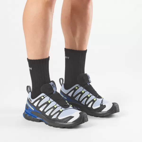  Pánske topánky SALOMON XA PRO 3D V9 GORE-TEX STORM L45486500 BLACK/BRUNNERA BLUE/SURF THE WEB 