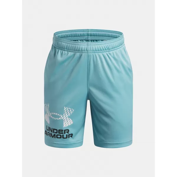  Chlapčenské kraťasy UNDER ARMOUR TECH LOGO SHORTS 1383333-425 MODRÁ 