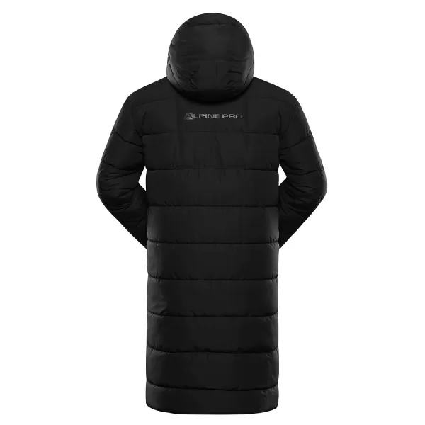  Pánsky zimný kabát ALPINE PRO PUER BLACK 