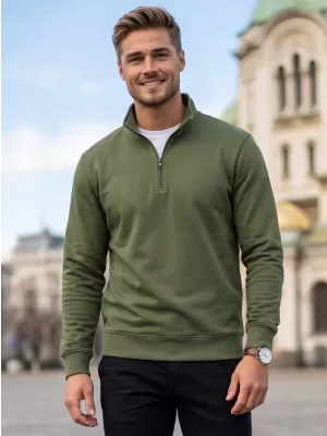 Pánska mikina MALFINI SUMMIT 429 KHAKI