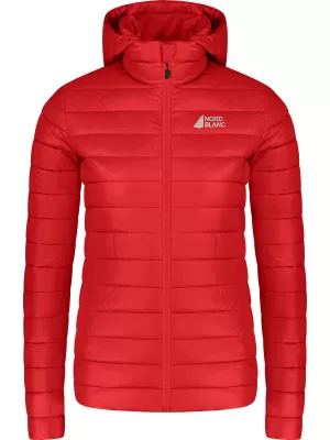 Dámska prešívaná bunda NORDBLANC NIMBUS WJL8395 ČERVENÁ