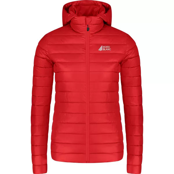  Dámska prešívaná bunda NORDBLANC NIMBUS WJL8395 ČERVENÁ 