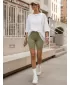 Dámske kraťasy DSTREET SY0567 ZELENÁ