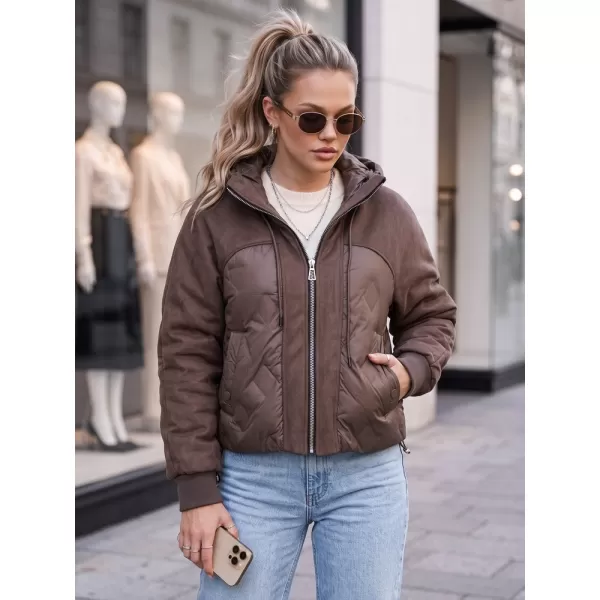  Dámska bunda DSTREET TY6092 HNEDÁ 
