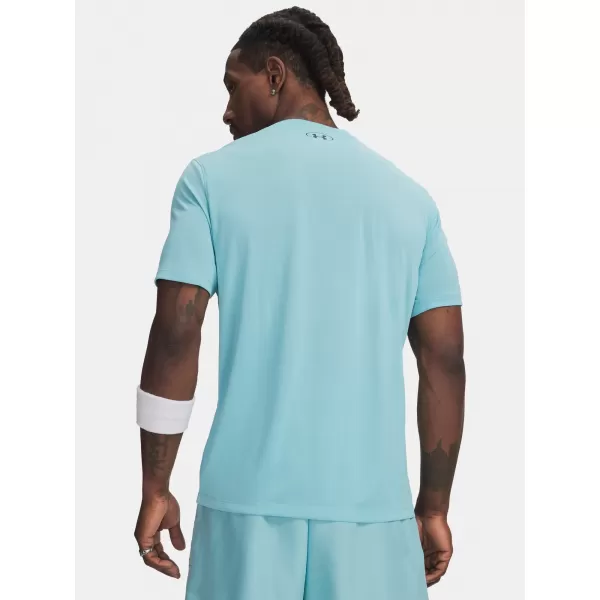  Pánske tričko UNDER ARMOUR UA TECH PLAY SHORT SLEEVE 6009833-425 MODRÁ 