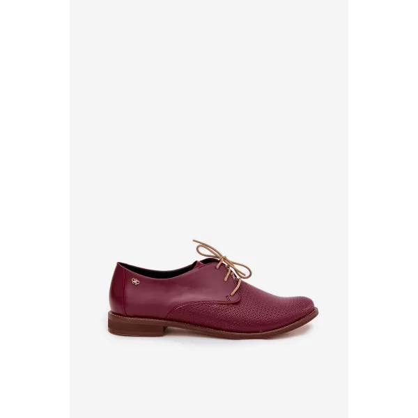  Dámske poltopánky ZAZOO 4238/CHIARETTO/M RED 