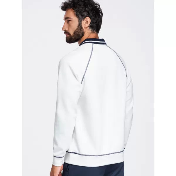  Pánska mikina OMBRE OM-SSNZ-0269 OFF-WHITE 