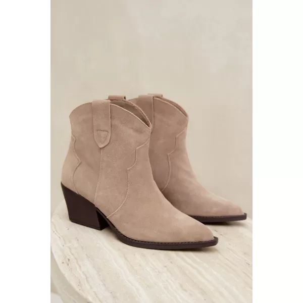  Dámske členkové topánky BOTO 6338 BEIGE 