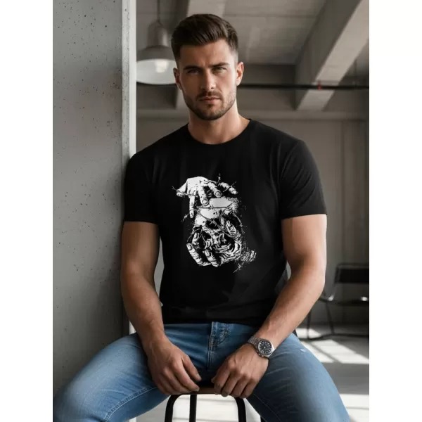  Pánske tričko DSTREET NX049R ČIERNA 