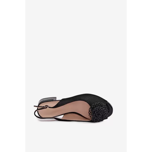  Dámske sandále D&A CR61-3030 BLACK 