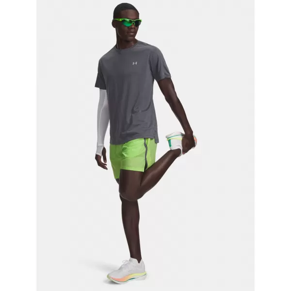  Pánske kraťasy UNDER ARMOUR LAUNCH 7'' SHORTS 1382620-712 ZELENÁ 