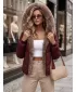 Dámska bunda DSTREET TY5985 BORDOVÁ