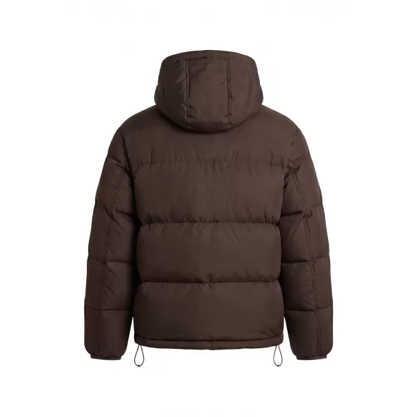  Pánska prešívaná bunda URBAN CLASSICS TB8703-21219 WARM BROWN 