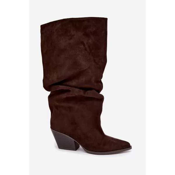  Dámske čižmy BOTO 2580A-1 BROWN 