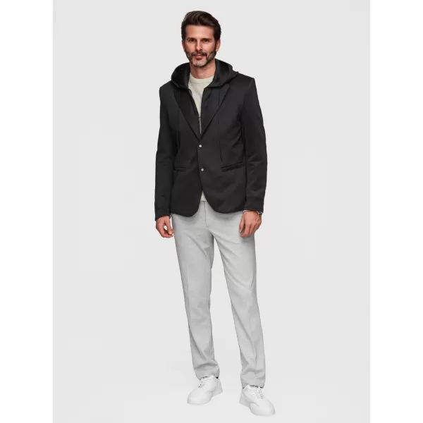  Pánske sako OMBRE M168 BLACK 