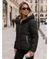 Dámska bunda DSTREET TY5943 ČIERNA