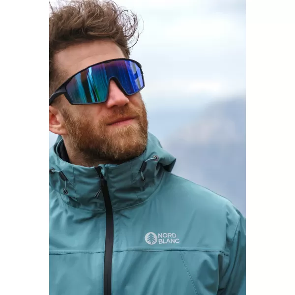  Pánska nepremokavá softshellová bunda NORDBLANC EXPEDITIOUS NBSSM8323 ZELENÁ 