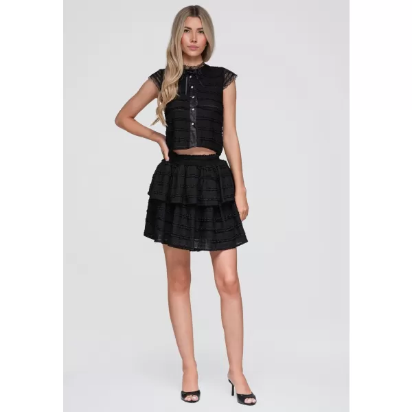  Dámska sukňa OMBRE OW-GL-E0014 BLACK 