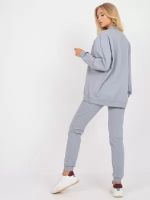 Dámska mikina BASIC FEEL GOOD AP-BL-A-R001 GRAY