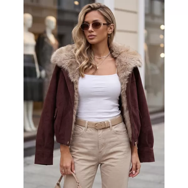  Dámska bunda DSTREET TY5699 BORDOVÁ 