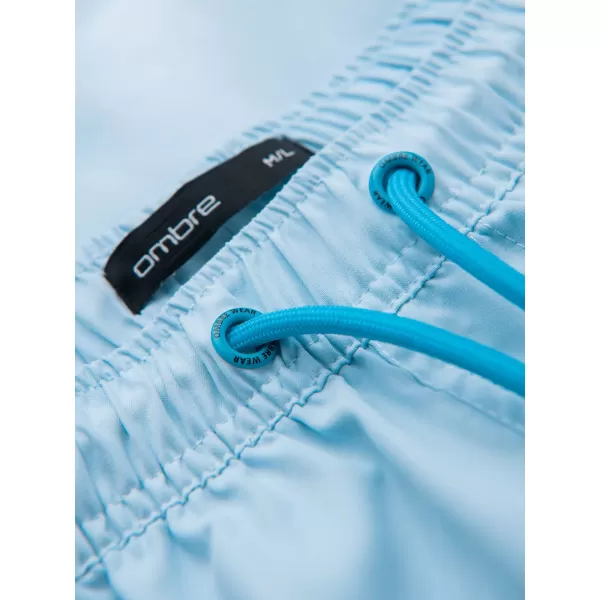  Pánske kraťasy OMBRE OM-SRSS-0216 LIGHT BLUE 