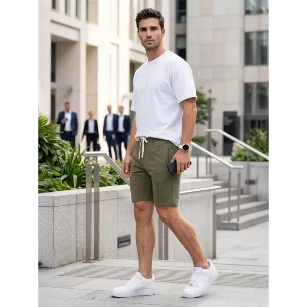  Pánske kraťasy DSTREET SX2627 KHAKI 