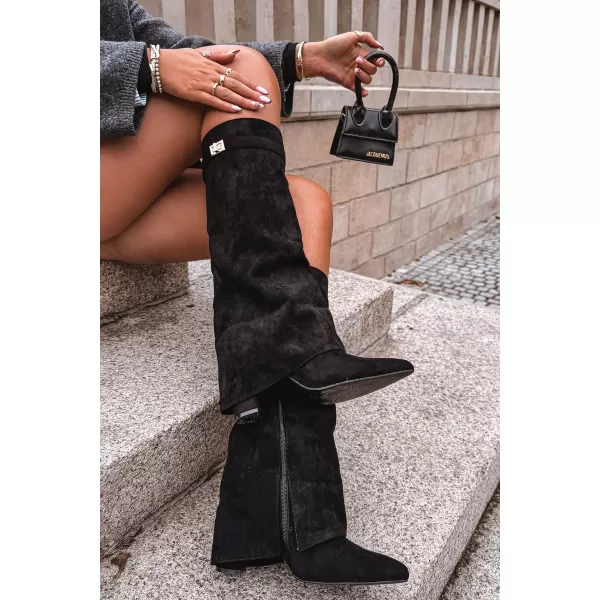  Dámske čižmy BOTO 9501A/LA3150/CLS-603 BLACK 