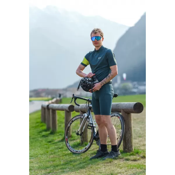  Pánsky cyklo dres NORDBLANC CAMEL NBSMF8079 ZELENÁ 